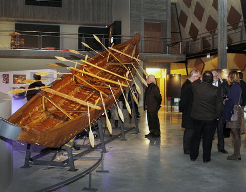 Opening tentoonstelling 'Voorbij de horizon - Samenlevingen in\nKanaal en Noordzee 3500 jaar geleden' in het Provinciaal Erfgoedc