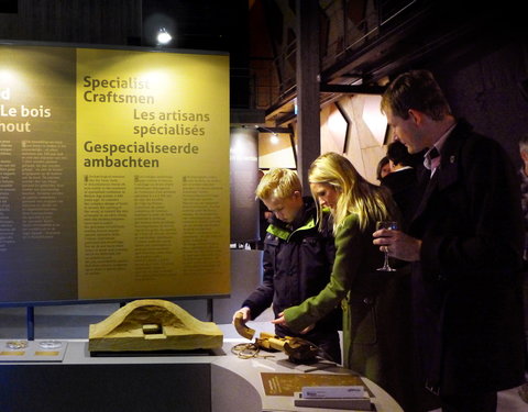 Opening tentoonstelling 'Voorbij de horizon - Samenlevingen in\nKanaal en Noordzee 3500 jaar geleden' in het Provinciaal Erfgoedc