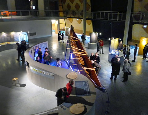 Opening tentoonstelling 'Voorbij de horizon - Samenlevingen in\nKanaal en Noordzee 3500 jaar geleden' in het Provinciaal Erfgoedc