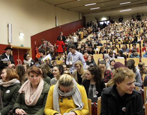 UGent studenten steunen Music for Life-actie 2012, die aandacht heeft voor dementie-22407