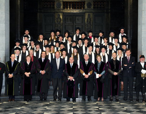 Proclamatie 2010/2011 Master of Science GVO, MB en VV