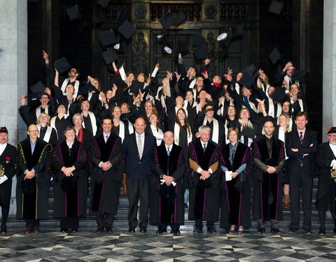 Proclamatie 2010/2011 faculteit Geneeskunde en Gezondheidswetenschappen van de opleidingen Gezondheidsvoorlichting en -bevorderi