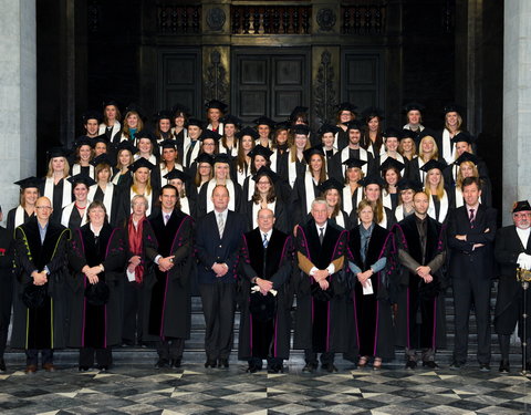 Proclamatie 2010/2011 faculteit Geneeskunde en Gezondheidswetenschappen van de opleidingen Gezondheidsvoorlichting en -bevorderi