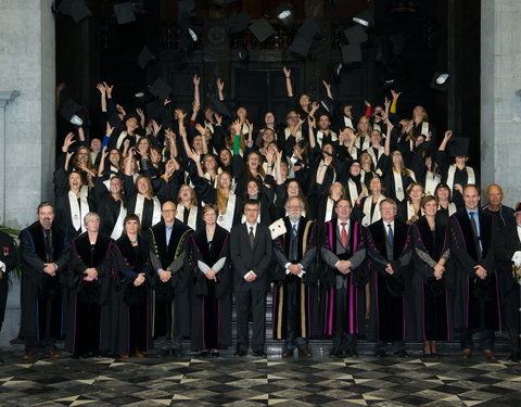 Proclamatie 2011/2012 Master of Science GVO, MB en VV