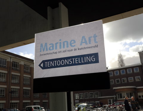 Opening tentoonstelling 'Marine Art, Zeewetenschap zet zeil naar de kunstenwereld', een samenwerking tussen UGent, de Academie v