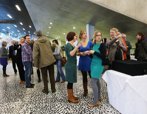 Opening tentoonstelling 'Marine Art, Zeewetenschap zet zeil naar de kunstenwereld', een samenwerking tussen UGent, de Academie v