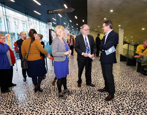 Opening tentoonstelling 'Marine Art, Zeewetenschap zet zeil naar de kunstenwereld', een samenwerking tussen UGent, de Academie v