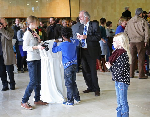 Opening tentoonstelling 'Marine Art, Zeewetenschap zet zeil naar de kunstenwereld', een samenwerking tussen UGent, de Academie v