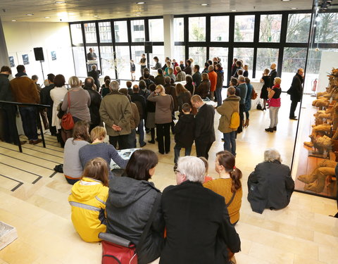 Opening tentoonstelling 'Marine Art, Zeewetenschap zet zeil naar de kunstenwereld', een samenwerking tussen UGent, de Academie v