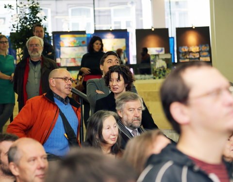 Opening tentoonstelling 'Marine Art, Zeewetenschap zet zeil naar de kunstenwereld', een samenwerking tussen UGent, de Academie v