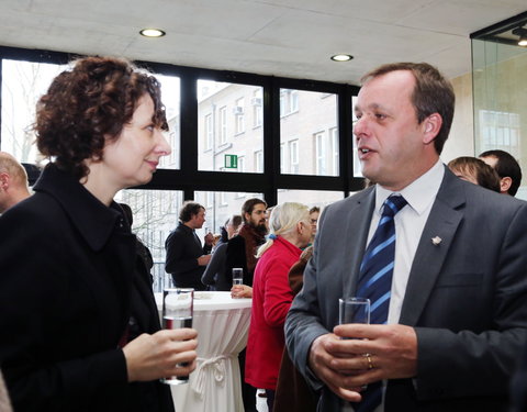 Opening tentoonstelling 'Marine Art, Zeewetenschap zet zeil naar de kunstenwereld', een samenwerking tussen UGent, de Academie v