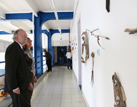 Opening tentoonstelling 'Marine Art, Zeewetenschap zet zeil naar de kunstenwereld', een samenwerking tussen UGent, de Academie v