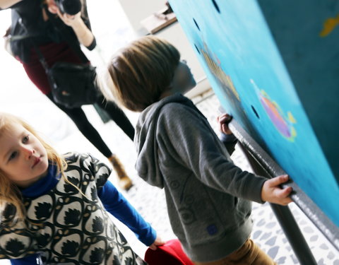 Opening tentoonstelling 'Marine Art, Zeewetenschap zet zeil naar de kunstenwereld', een samenwerking tussen UGent, de Academie v