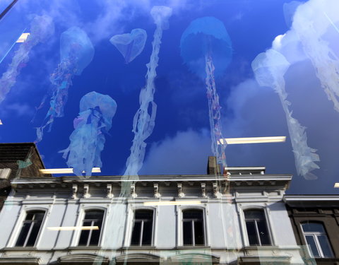 Opening tentoonstelling 'Marine Art, Zeewetenschap zet zeil naar de kunstenwereld', een samenwerking tussen UGent, de Academie v