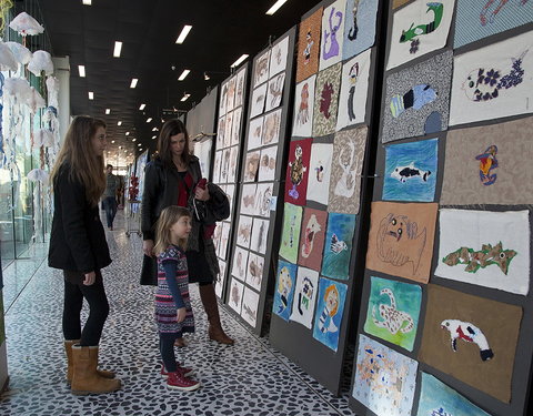 Opening tentoonstelling 'Marine Art, Zeewetenschap zet zeil naar de kunstenwereld', een samenwerking tussen UGent, de Academie v