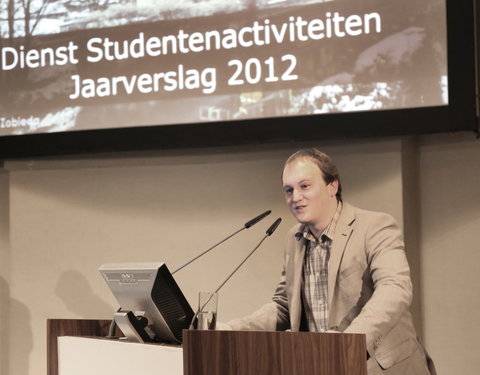 Voorstelling jaarverslag 2012 dienst StudentenActiviteiten-24440