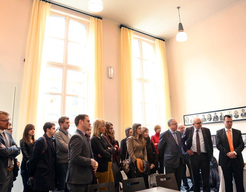 Overhandiging UGent medaille n.a.v. Internationale Francqui Leerstoel in de faculteit Rechtsgeleerdheid-25054