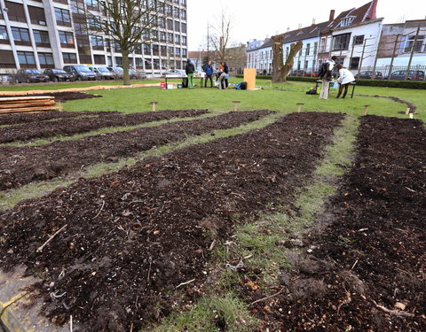 Opening moestuin van StuJardin in faculteit Bio-ingenieurswetenschappen-25073