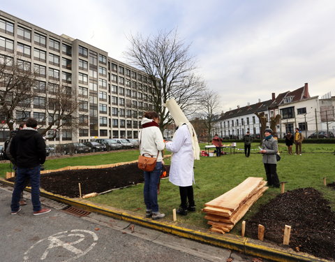 Opening moestuin van StuJardin in faculteit Bio-ingenieurswetenschappen-25076