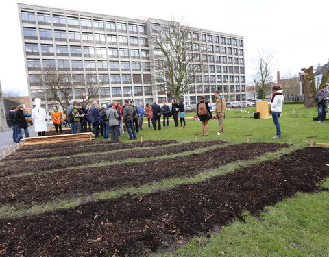 Opening moestuin van StuJardin in faculteit Bio-ingenieurswetenschappen-25079