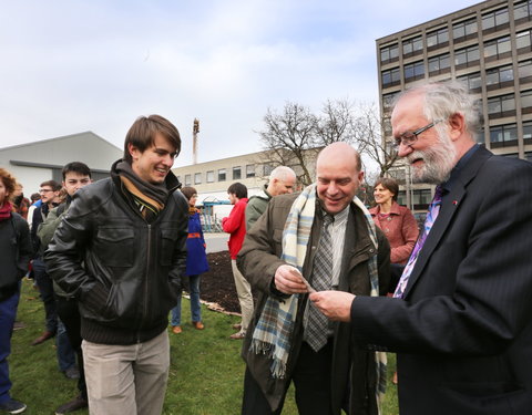 Opening moestuin van StuJardin in faculteit Bio-ingenieurswetenschappen-25082