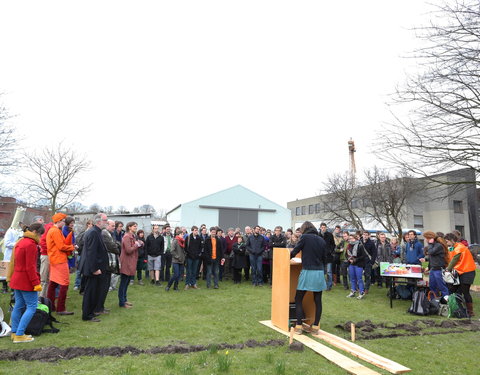 Opening moestuin van StuJardin in faculteit Bio-ingenieurswetenschappen-25088