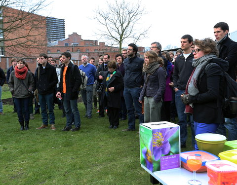 Opening moestuin van StuJardin in faculteit Bio-ingenieurswetenschappen-25090