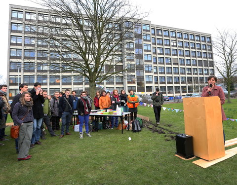 Opening moestuin van StuJardin in faculteit Bio-ingenieurswetenschappen-25092