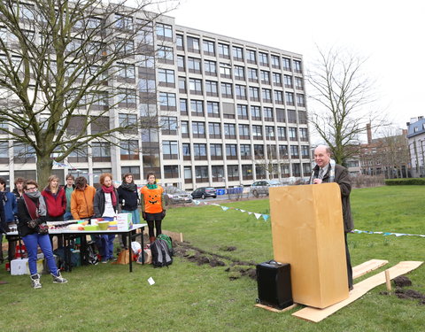 Opening moestuin van StuJardin in faculteit Bio-ingenieurswetenschappen-25096