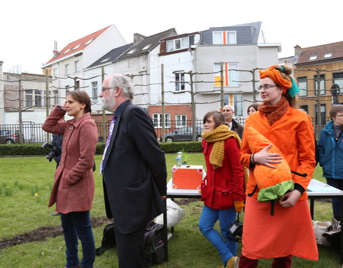 Opening moestuin van StuJardin in faculteit Bio-ingenieurswetenschappen-25097