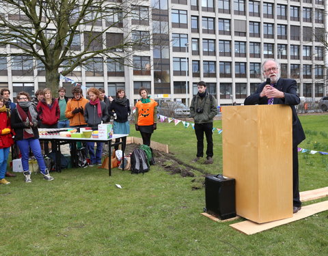 Opening moestuin van StuJardin in faculteit Bio-ingenieurswetenschappen-25101