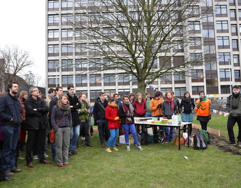 Opening moestuin van StuJardin in faculteit Bio-ingenieurswetenschappen-25102