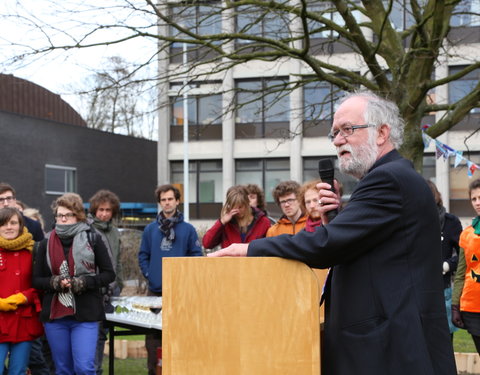 Opening moestuin van StuJardin in faculteit Bio-ingenieurswetenschappen-25104