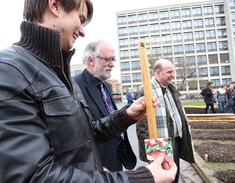 Opening moestuin van StuJardin in faculteit Bio-ingenieurswetenschappen-25105