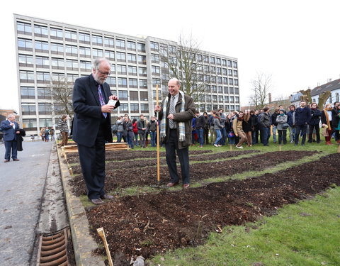 Opening moestuin van StuJardin in faculteit Bio-ingenieurswetenschappen-25106