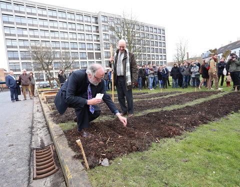 Opening moestuin van StuJardin in faculteit Bio-ingenieurswetenschappen-25107