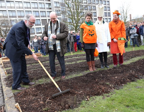 Opening moestuin van StuJardin in faculteit Bio-ingenieurswetenschappen-25111