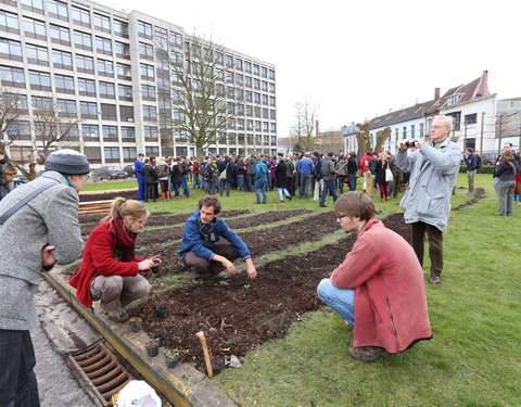 Opening moestuin van StuJardin in faculteit Bio-ingenieurswetenschappen-25119