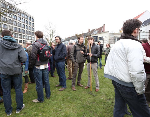 Opening moestuin van StuJardin in faculteit Bio-ingenieurswetenschappen-25120