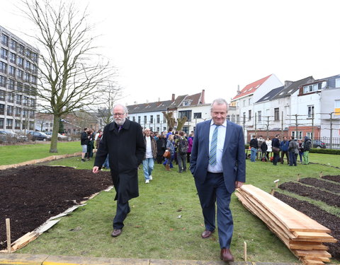 Opening moestuin van StuJardin in faculteit Bio-ingenieurswetenschappen-25124