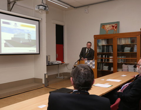 Eerstesteenlegging Veterinary Research Building (VRB) op de faculteit Diergeneeskunde te Merelbeke-25142