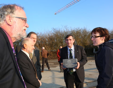 Eerstesteenlegging Veterinary Research Building (VRB) op de faculteit Diergeneeskunde te Merelbeke-25155