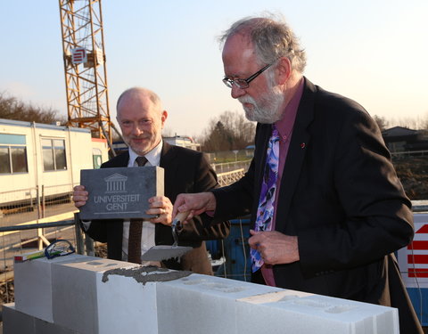 Eerstesteenlegging Veterinary Research Building (VRB) op de faculteit Diergeneeskunde te Merelbeke-25157