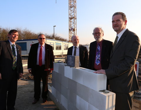 Eerstesteenlegging Veterinary Research Building (VRB) op de faculteit Diergeneeskunde te Merelbeke-25162