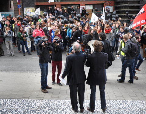 Studentenbetoging voor betere financiering van het hoger onderwijs-25572