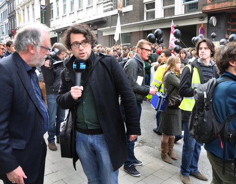 Studentenbetoging voor betere financiering van het hoger onderwijs-25581