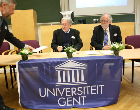 Uitreiking erkentelijkheidsmedaille en ondertekening charter UGent-ESPOL-25607