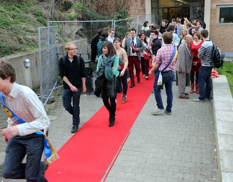 Afscheidsfeest door de UGent studenten georganiseerd voor de rector-26763