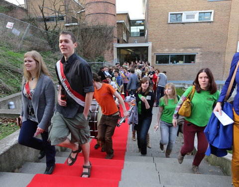 Afscheidsfeest door de UGent studenten georganiseerd voor de rector-26764