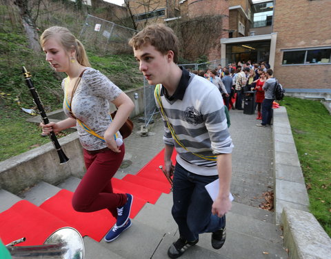 Afscheidsfeest door de UGent studenten georganiseerd voor de rector-26765